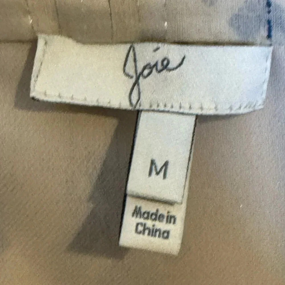 Joie Silk Southwestern Print Top Size Medium - Picture 5 of 8